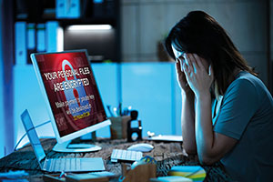 'Ransomware': Kriminelle verlangen L&ouml;segeld f&uuml;r verschl&uuml;sselte Daten. Nicht immer halten sie ihr Versprechen, die Daten wieder freizugeben.