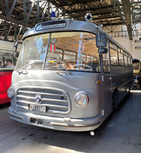 Ehemaliger Gendarmeriebus: originaltreu restauriert.