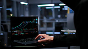 Anstieg von Cybercrime: Die Zahl der von der Polizei erfassten Cyber-Delikte nahm im Jahr 2021 um 30 Prozent zu.
