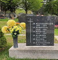 Margarethe Ottillinger wurde im Gemeinschaftsgrab der Servitinnen auf dem Friedhof Wien-Mauer bestattet.