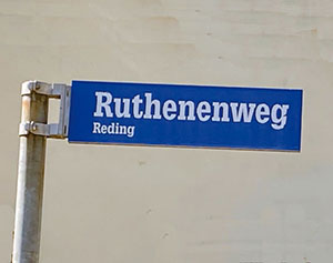 Der Ruthenenweg in Reding erinnert an das Ukrainer-Lager in Wolfsberg.