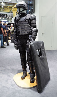 Polizei-Schutzausr&uuml;stung.