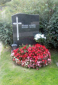 Grabst&auml;tte von Josef Lukits auf dem S&uuml;dwest-Friedhof in Wien.