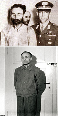 &bdquo;Ungeheuer von Tirol&ldquo;: Guido Zingerle nach seiner Verhaftung am 11. August 1950 in S&uuml;dtirol und im Landesgericht Innsbruck im Februar 1953.