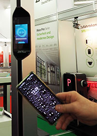 Smartphone-Detektor f&uuml;r Verbotszonen, wie Justizanstalten.