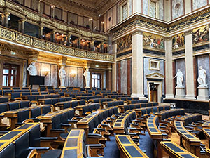 Restaurierter Bundesversammlungssaal