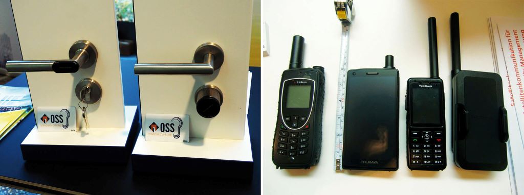 Produktpr&auml;sentation beim Symposium Sicherheit in Wien: Offline-Schl&ouml;sser und handliche Satellitentelefone