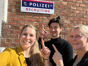 Recruitingcenter: Marina Meusburger, Mert Canbaz, Claudia Holzgruber