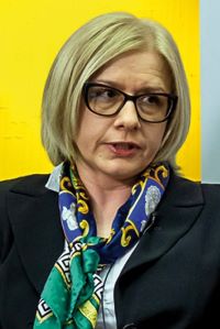 Ewa Martyna-David skizzierte die polnische Unterst&uuml;tzung f&uuml;r die Ukraine