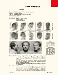 Farbeckensystem f&uuml;r Interpol-Ausschreibungen: 1. &bdquo;Red Notice&ldquo; 1947