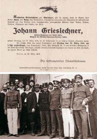 Stadtpolizist Johann Grieslechner (rechts mit S&auml;bel)