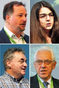 53. Internationale Tagung f&uuml;r Sprengtechnik in Linz: Anton Langer, Clarissa Raps, Gerd Nefzer und Martin Hoppe