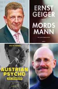 Literarische Aufarbeitung des Serienm&ouml;rders Jack Unterweger: Autoren Ernst Geiger (&bdquo;Mordsmann&ldquo;) und Malte Herwig (&bdquo;Austrian Psycho&ldquo;)