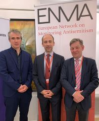 ENMA-Workshop: Benjamin Steinitz (Bundesverband RIAS), Antonio Martino (Bundeskanzleramt), Gad Fischman, (IKG Wien)