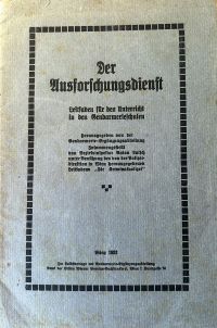 Leitfaden &bdquo;Der Ausforschungsdienst&ldquo;