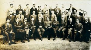 Lehrgang f&uuml;r Kriminaldienstbeamte Mitte der 1930er- Jahre