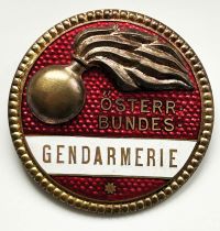 Erstes Abzeichen f&uuml;r den Kriminaldienst in der Bundesgendarmerie, verwendet bei den Erhebungsabteilungen von 1936 bis M&auml;rz 1938
