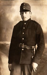Raubopfer Lorenz Steiner als Soldat im Ersten Weltkrieg