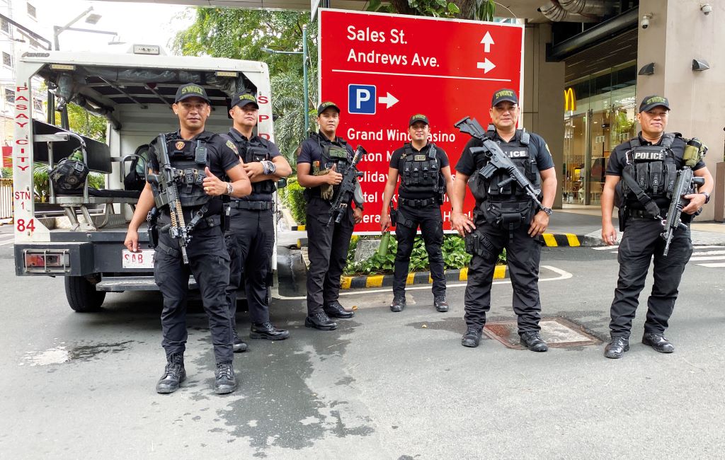 SWAT-Spezialisten der philippinischen Nationalpolizei in Manila: Die Nationalpolizei ist Mitglied in der ASEANAPOL