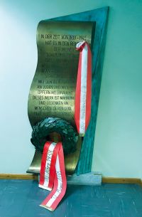 Gedenken und mahnen: Kunstwerk in der Landespolizeidirektion Wien