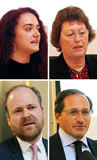 IT-Rechtstag: Referenten Simona Ascher, Eva Souhrada-Kirchmayer, Armin Schwabl, Stephan Winklbauer