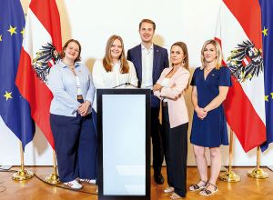 Mitarbeiterinnen und Mitarbeiter des Presse- und Informationsdienstes