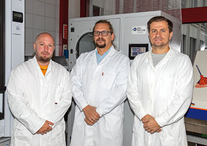 Mitarbeiter des Referenzlabors Daktyloskopie: Marek Wimberger, Gerald Birn baumer, Domagoj Tokic