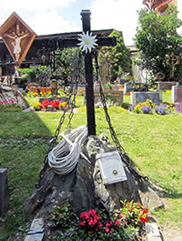 Bergfriedhof Heiligenblut: Ilse Treiber wurde hier bestattet. Das Grab besteht heute nicht mehr.