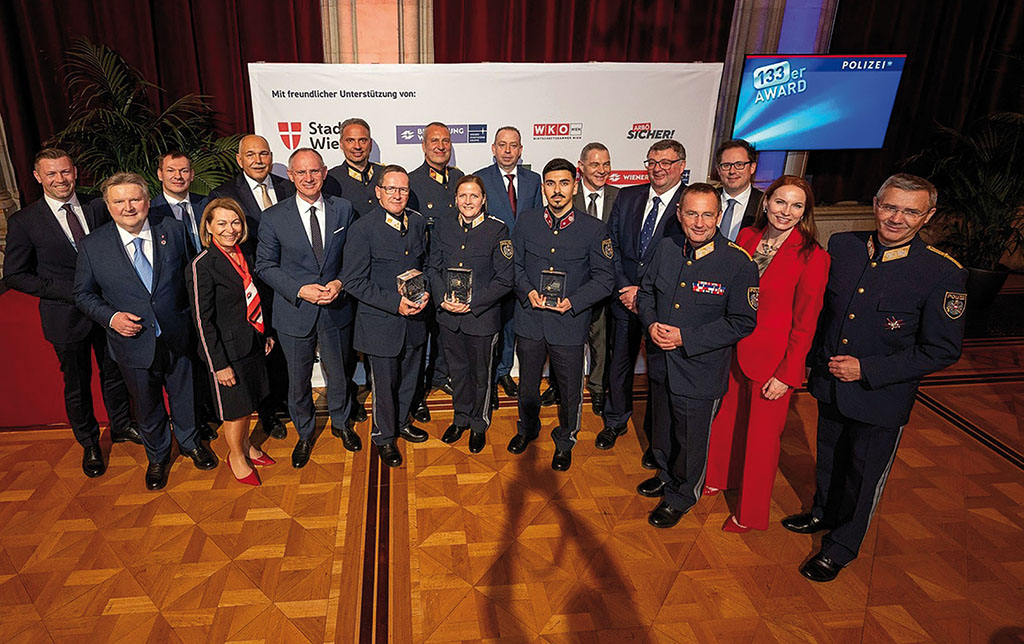 Die Gewinnerinnen und Gewinner des 133er-Awards 2026 im Wiener Rathaus