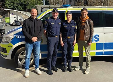 Zwei Bedienstete der Wasserpolizeiinspektion Linz tauschten Erfahrungen mit der Wasserschutzpolizei Rheinland-Pfalz aus